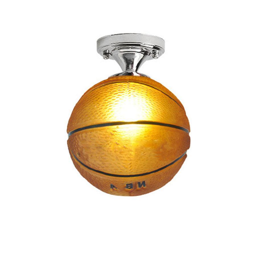 

Мультяшный баскетбольный футбол светодиодный подвесной светильник ресторанная кухня футбол потолочная люстра для детей декор детской комнаты Bulbs Not Included