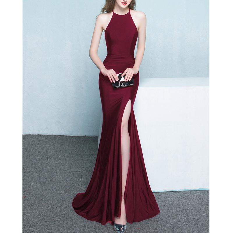 

Костюм невесты Мода Длинный рыбий хвост Свадебный банкет Вечернее платье Вечерние платья M