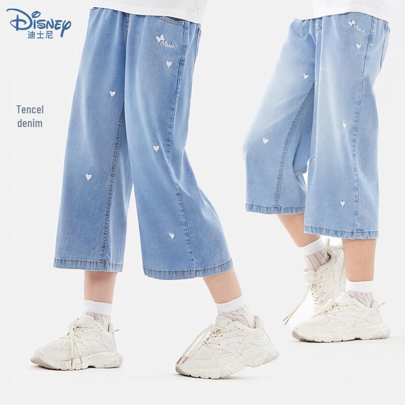 Disney Girls  Summer Tencel Denim Capris 140 (135-145cm)