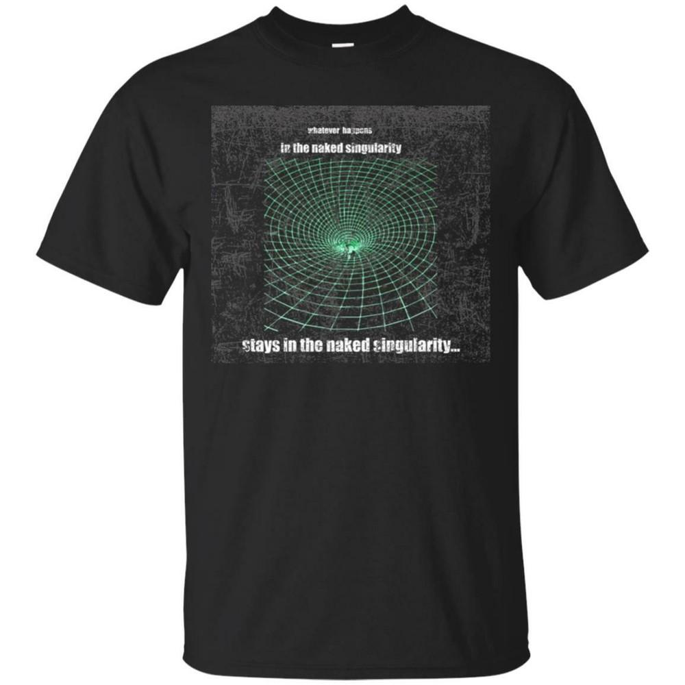 Black Hole Naked Singularity Astronomy Space Astro Physics Funny Science T-shirt XXL