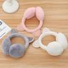 Boys Girls Fur Earmuffs Cute Football Design Winter Fluffy Thermal Ear Warmers Handband Cold Weather Earplugs Comfortable Fashion Cartoon Ear Muffs Pr