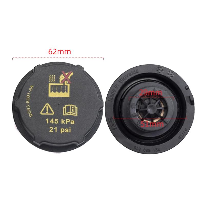 DIY Accessories For Fiesta Focus Transit Galaxy Kuga Radiator Coolant Expansion Tank Cap 3M5H8100AD DG938101AA