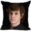 Hot Evan Peters Star Pillow Case For Home Decorative Pillows Cover Invisible Zippered Throw PillowCases 45X45cm