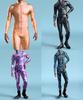 Halloween Tight Fit 3d Mechanical Print Adult Cosplay Jumpsuit For Role Play