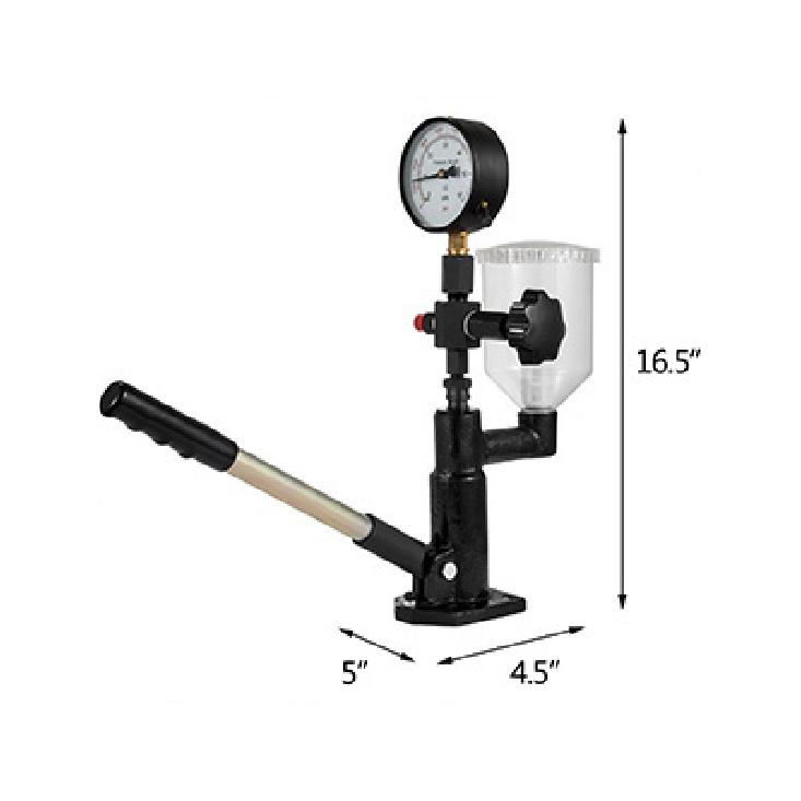 SucceBuy Diesel Fuel Injector Nozzles Tester with Scale Gauge Common Rail Pressure Tester Repair Tool for Automobiles Tractors