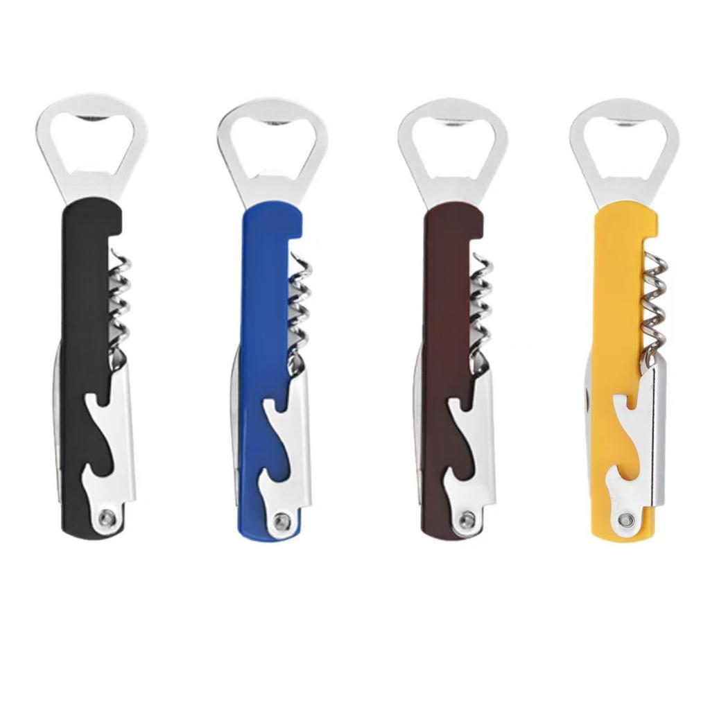 Compact Stainless Steel Seahorse Multi-functional Corkscrew & Wine Opener