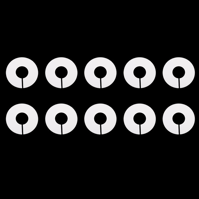 10PCS Clothing Size Dividers Handmade Convenient Size Marking Ring Blank DIY Craft Round Hangers