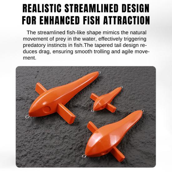 Airplane Shape Fishing Bait Simulation Design Small Mini Easy to Carry Fishing