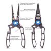 Angling Fishing Pliers Multifunctional Outdoor Fishing Tongs Aluminum Alloy Portable Fishing Pliers Scissors Fishing Supplies