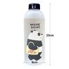 1000ML Portable Large Cartoon Water Bottle Panda Cute Bear Frosted Straw Mug Food Grade Heat Resistant Good Feeling Water Bottle