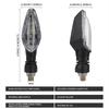 Universal Motorcycle Turn Signal Light 12V LED Indicator Lamp Front Rear Dual Use Blinker for Street Bike Off-Road Scooter