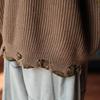 Ancient Mud Retro Wool V-neck Loose Vest Sweater