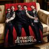 Music A-Avenged Sevenfold-d Throw Thick Comfort Flannel Quilt, Multi-scene Use Indoor Outdoor Daily Nap