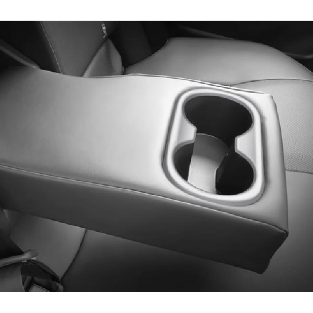 ABS Matte Rear Water Cup Holder Frame Cover Trim For -2025 Toyota Prius