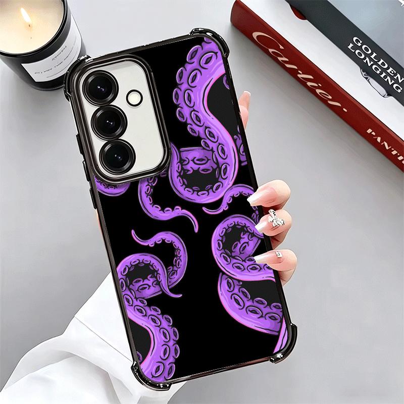 Octopus Tentacle Art Soft Phone Case For Samsung A17 A27 A07 A37 A57 A16 A56 A15 A55 A14 A54 A13 A53 A26 A36 A25 A35 A24 A34 A23