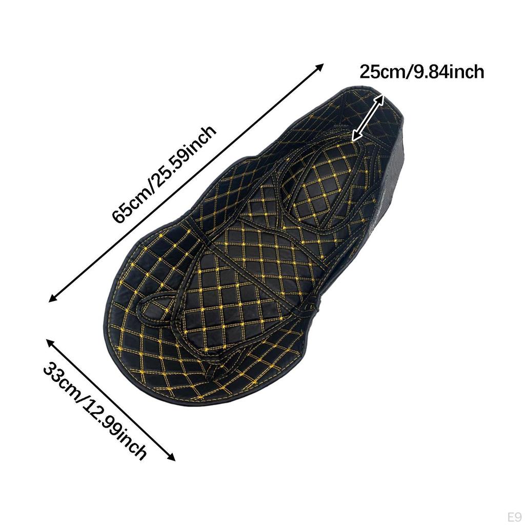 Motorcycle Seat Bucket Mat, Sitting Lining Mat Protector Pad, Storage Rear Cargo Trunk Liner