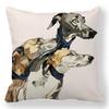 Creative pet dog design Digital printing short plush pillow covers decorative for car sofa office cushion cover home goods