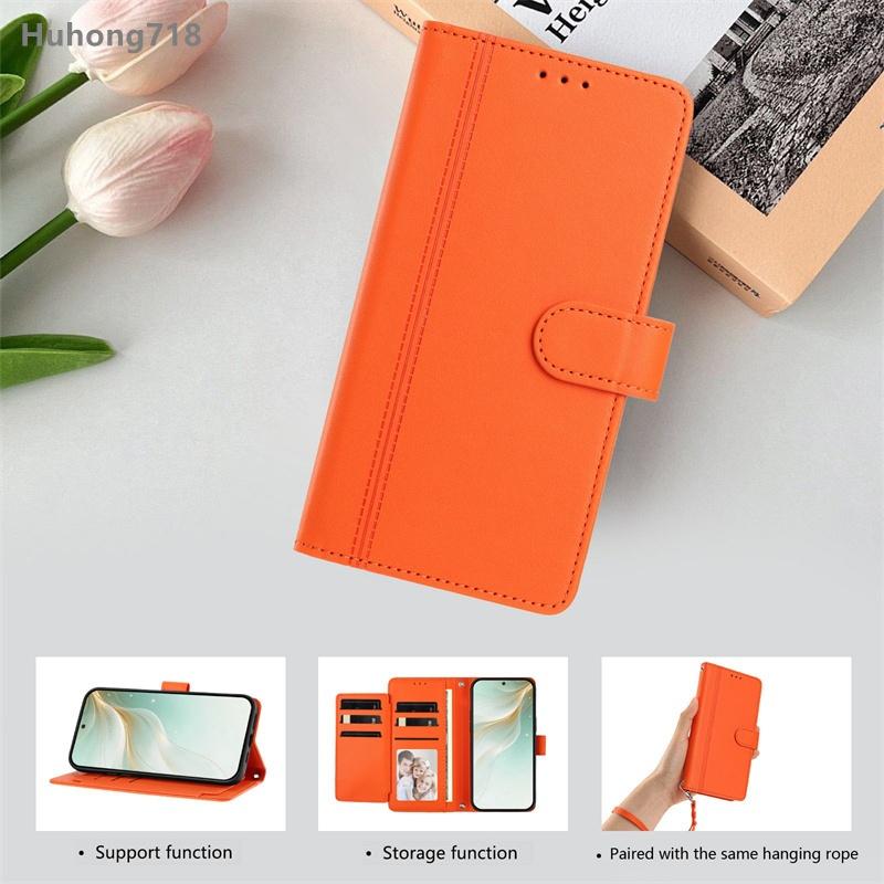 For Nothing CMF Phone 1 2A 2 3 3A 4A Pro Lite Flip Wallet Case Leather Cover With Card Slot Hand Strap Wireless Charging