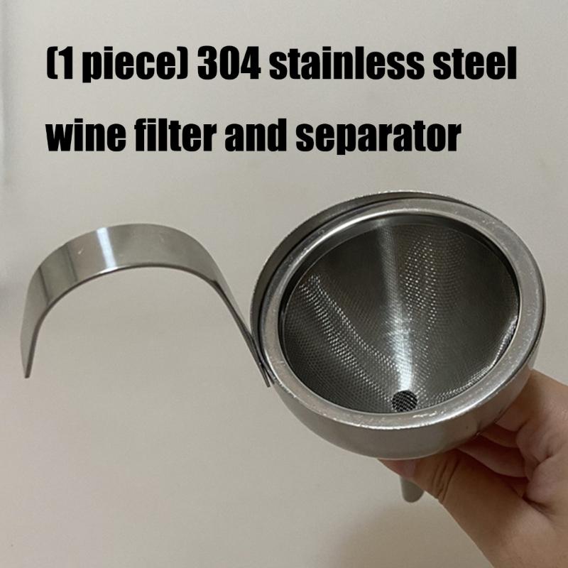 Hochleistungs 304 Rostfreier Stahl Weinfilter zur Sedimententfernung und für ein geschmackvolles Verkostungserlebnis bei häuslichen Zusammenkünften