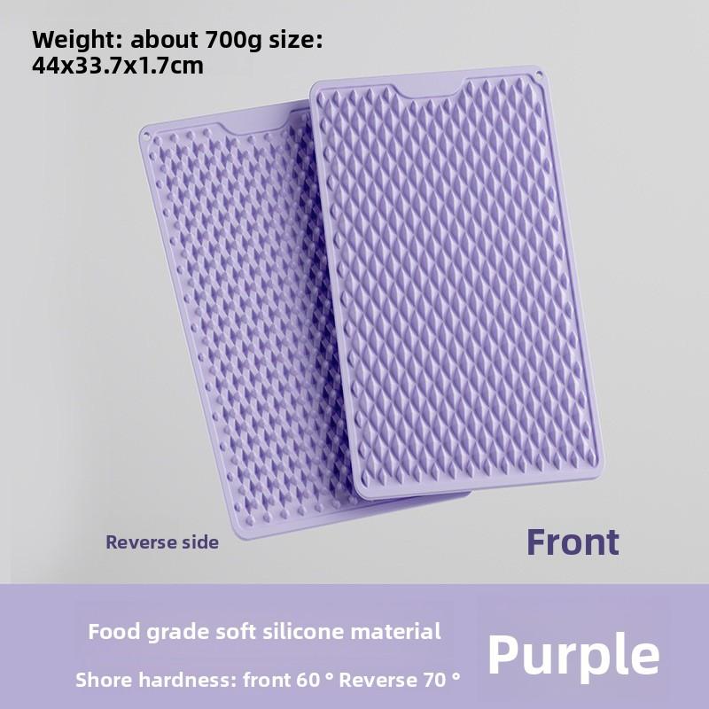 44 * 34Cm Soft Silicon Acupressure Board Jogging Foot Massage Pad Soles of Feet Through Meridians and Collaterals in Situ Indoor