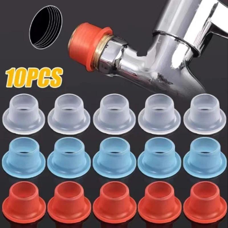 10PCS Faucet Leak-proof Sealing Gasket Washer Silicone Raw Belt Triangle Valve Rubber Pipe Hose Prevent Dripping Leakage Plug