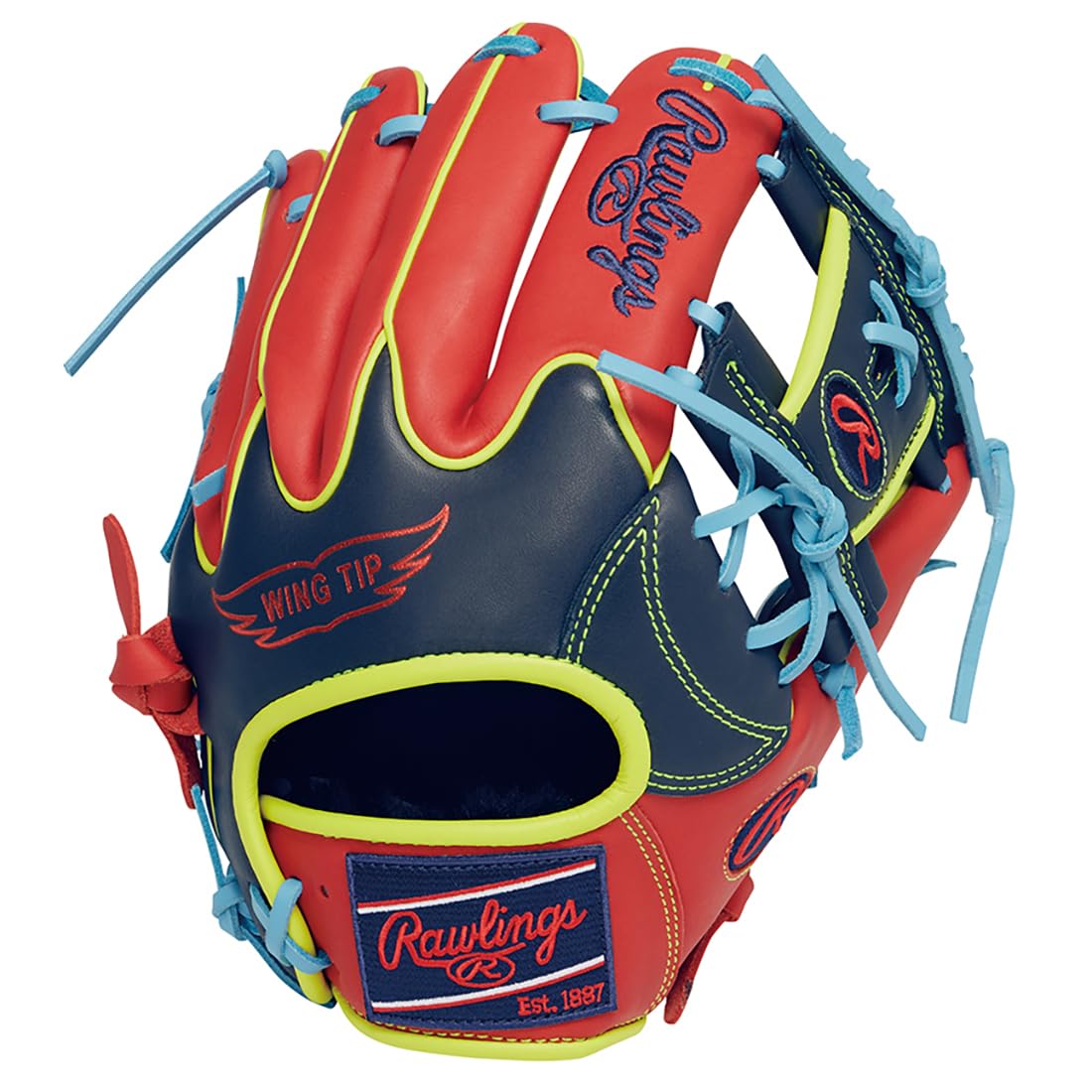 

Rawlings Baseball Glove Adult Softball MLB Color Sync COLOR SYNC Size GR4HMN52W pitchers [For Infielders] 11.25 Navy/Scarlet For right-handed
