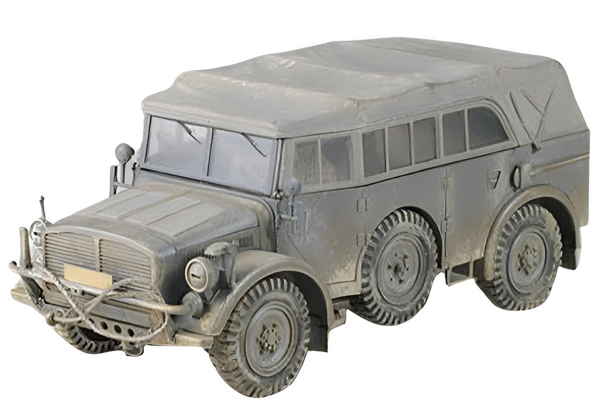 Tamiya Military Miniature Series 52 German Army Large Military Passenger Car Horch Type 1a Plastic Model Kit 35052 1/35 No.