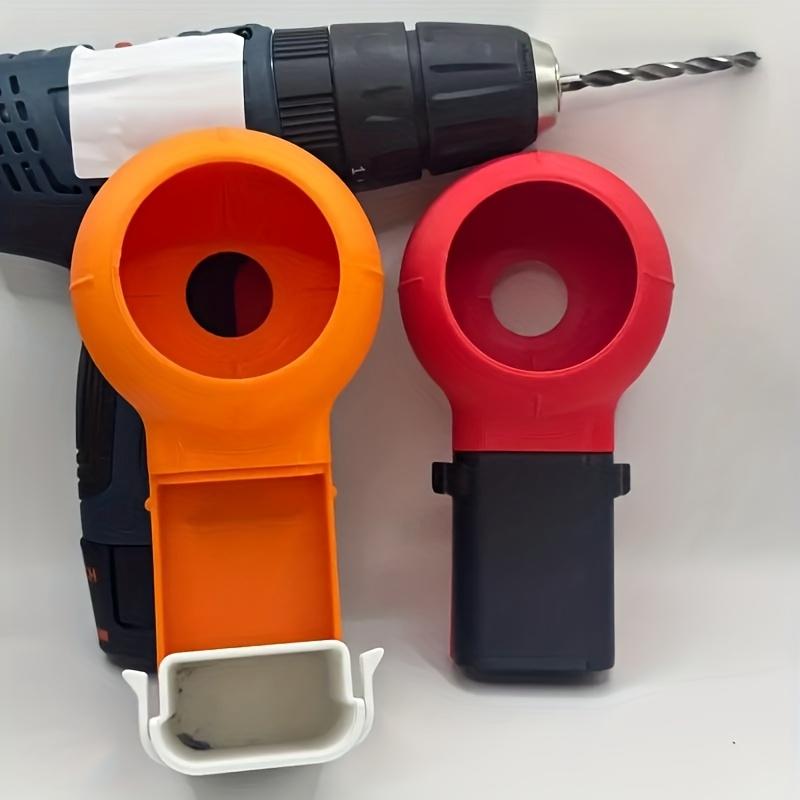 1PC Rotary Drill Bit Chip Collector - Plastic drill bit chip box for drilling, grinding, and polishing - compatible with electric drills.