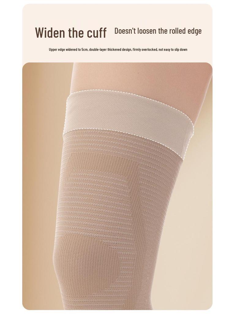 Winter Thin Non-Slip Knee Pads for Cold Protection and Joint Warmth