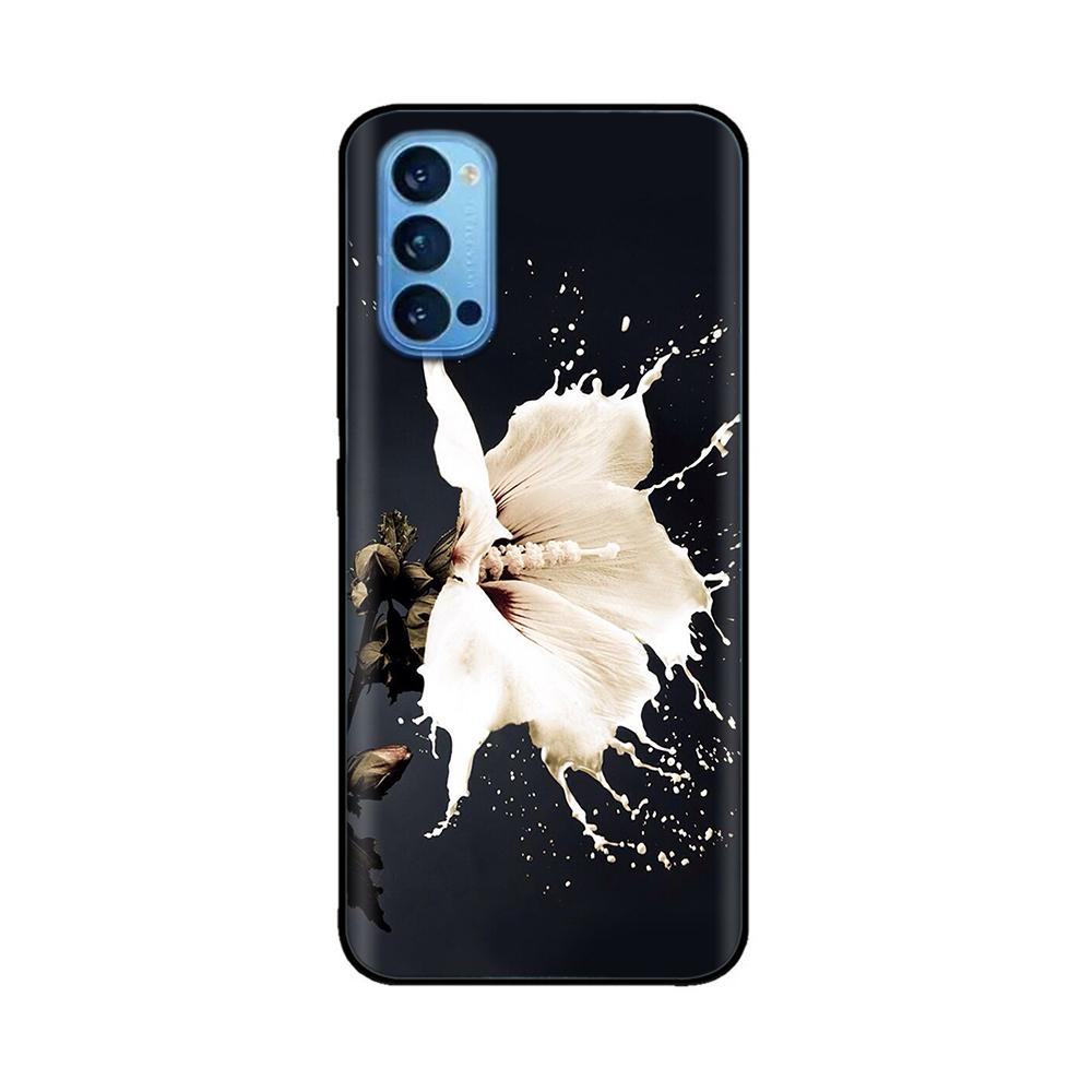 For Oppo Reno4 Pro 5G Case Soft TPU Black Silicone Phone Back Cover for OPPO Reno 4 Reno4 Pro 5G 4G Case Funda Coque Bumper Capa