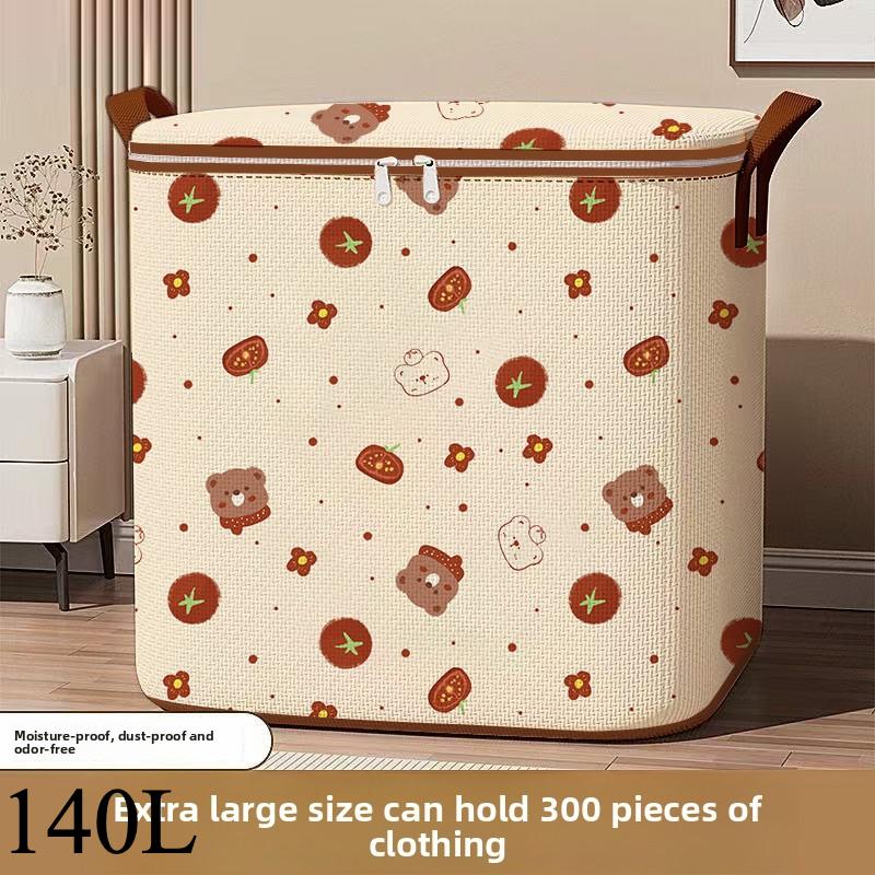 Clothing Storage Box, Household Large Capacity Clothing Sorting Box, Cotton Quilt Storage Bag, Moving Packing Bag