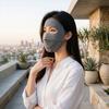 Moisture-wicking Full-face Sunscreen Mask Breathable Ice Silk Face Protection  Cycling