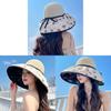 Sun Protection Hat With Butterfly Bow Summer Beach Wide Brim Sun Hat For Women