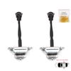 EDP1253-1 2 Pieces Rear Left AND Right Door Catch Hinge Brake Stop Check Strap Limiter for Renault Kadjar Nissan Qashqai MK2 J11 824304EA0A