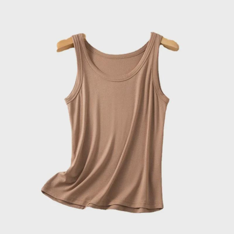 Kadın Slim Fit Modal Atlet - İlkbahar/Yaz Çok Yönlü İnce İplik Üst