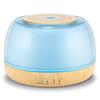 Wood Grain Ultrasonic Aroma Diffuser Lamp, 300ml Humidifier for Bedroom/Desktop