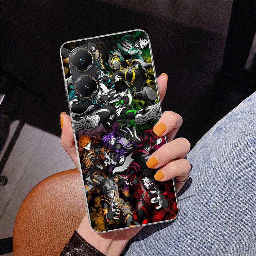 Blue Lock Football Anime Phone Case For Xiaomi Poco X7 X6 X5 Pro F7 Ultra Redmi 15C 15 13C 13 12C 12 10 10A 10C 9 9A 9C 9T Cover