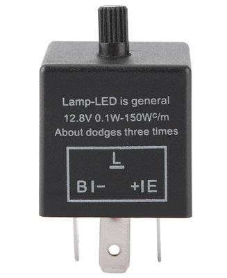 YFFSFDC Flasher Relay 3 Pin Turn Signal Relay CF14 Flash Speed Adjustable LED Flasher Relay for Motorcycle
