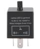 YFFSFDC Blinkrelais 3 Pin Blinkerrelais CF14 Blinkgeschwindigkeit Einstellbar LED Blinkrelais für Motorrad