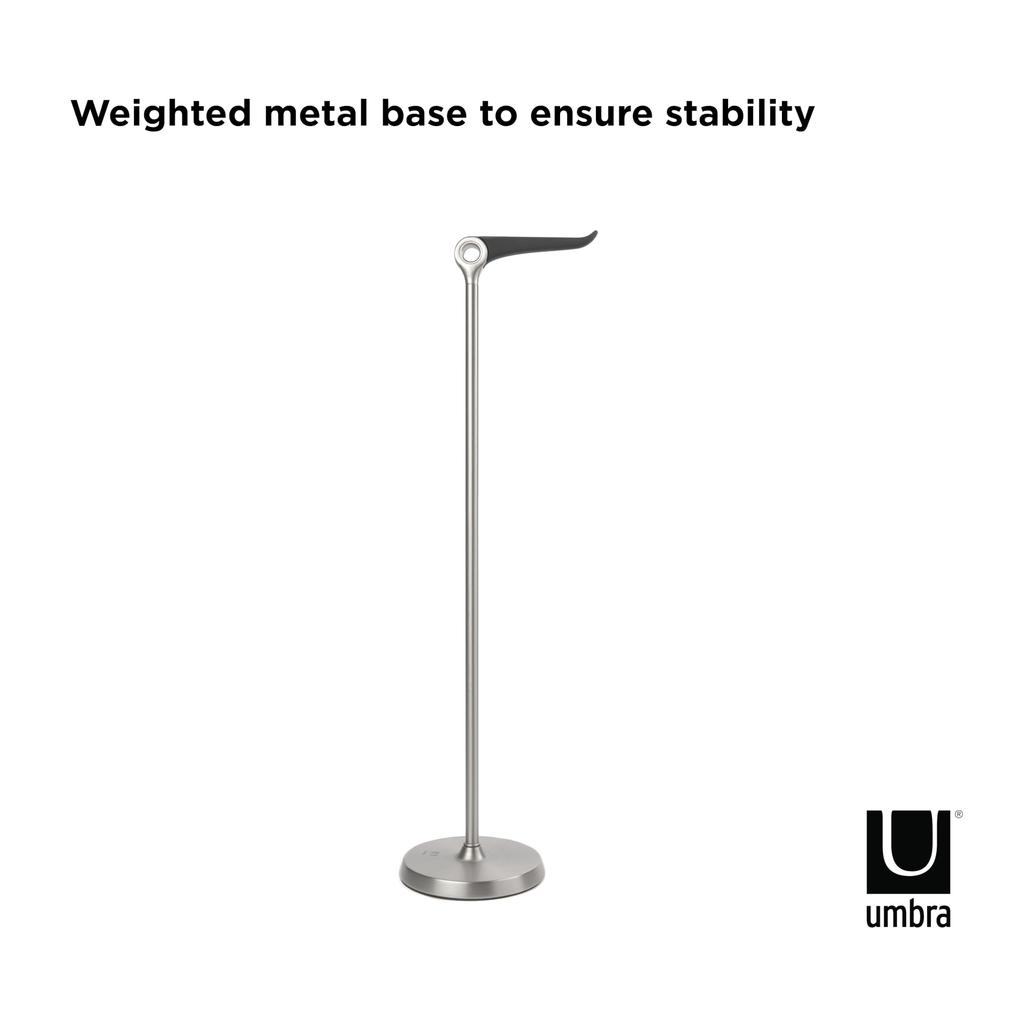 Umbra Toilet Paper Holder, Stand, Storage, Toilet Storage, TUCAN, 2023320410, 17cm Diameter x 74cm High x 23cm Wide, Nickel