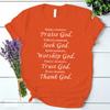 Trust God Thank God Harajuku Tshirt Lovely Faithful Vintage Clothes High Street Kpop Tees 90s Trend Graphic T Shirts Camisetas