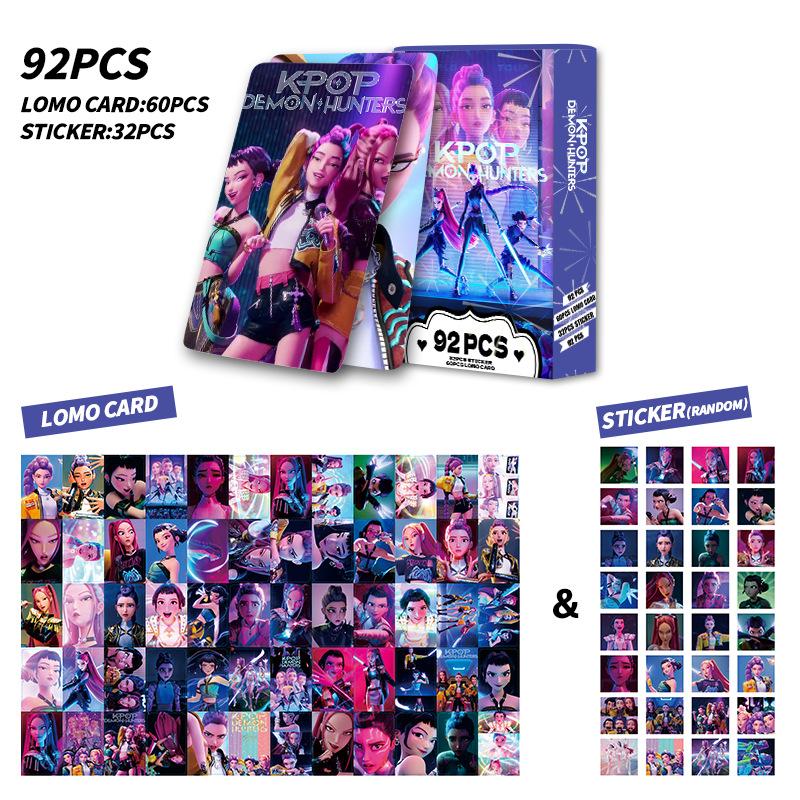 HD Pocards Laser Kpop Dämonenjäger LOMO Karten Helle Boxed Postkarten-Liebhaber-Sammlung