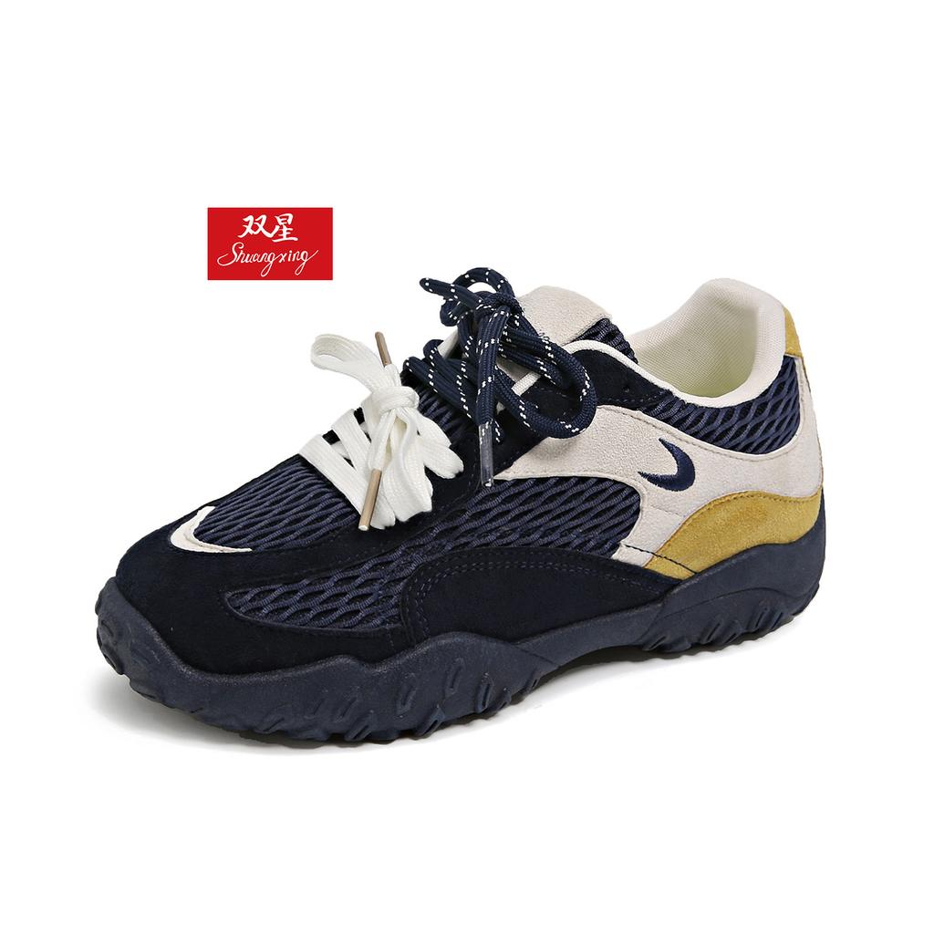 China Double Star ZGSX retro shoes, double shoelaces, German training shoes, new flat-soled Forrest Gump shoes