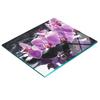 Decorative Glass Kitchen Cutting Board Pink Orchid 60X52 Cm