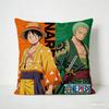 One Piece Monkey D Luffy Pillow Cover Anime Decorative Square Pillowcase For Bedroom Living Room Sofa Car Home Decor