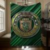 Manchester Logo 3D Wallpapers Android Apk Download Blanket Home Decor Suitable For All Seasons Air Conditioning Blanket Machine Washable