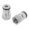 16Pcs/Set Stainless Steel Ball Lock Keg Posts Couplers Set For Homebrew Draft Beer Poppet Female Thread Gas Liquid