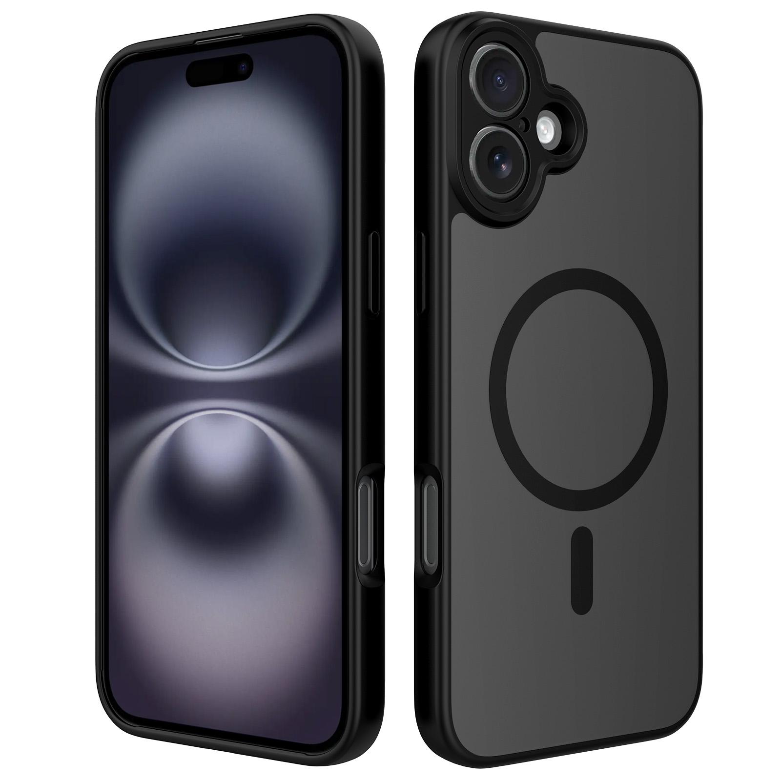 

Camera Protection Matte Phone Case for Magsafe Mag Safe Iphone 17 Pro Max 16 Plus 15 14 13 12 11 Silky Touch Shockproof Black Phone Cover iphone11PROMAX чёрный