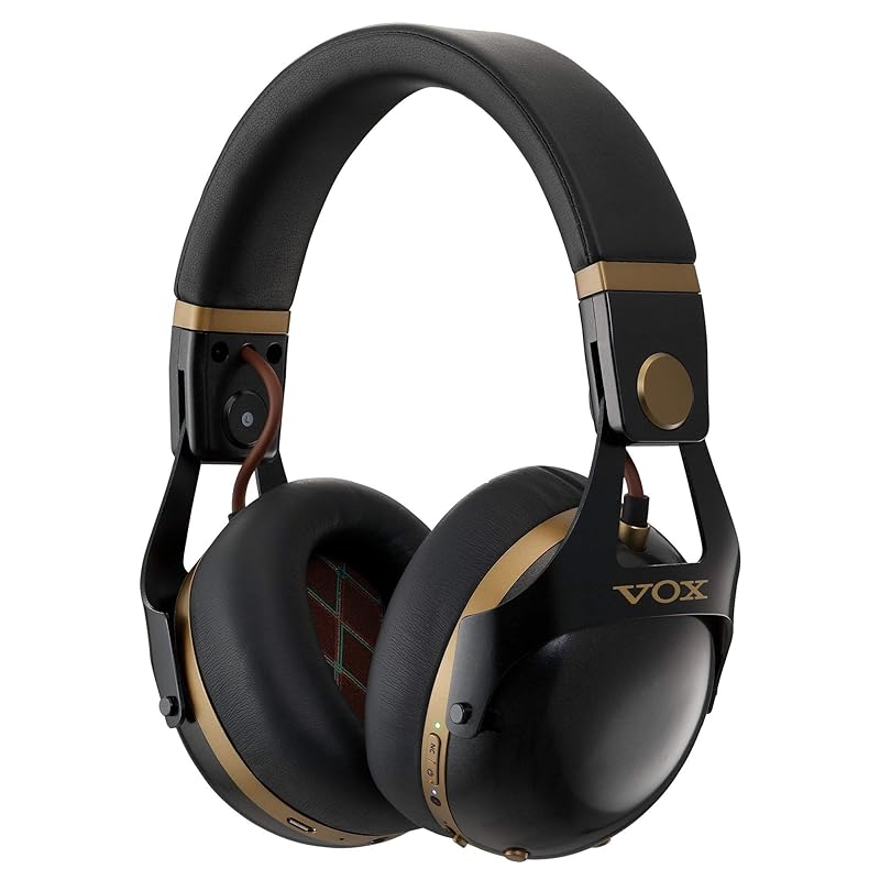

VOX noise canceling monitor headphone VH-Q1 BK black/gold wireless Bluetooth Google Assistant Siri 36 hours continuous use