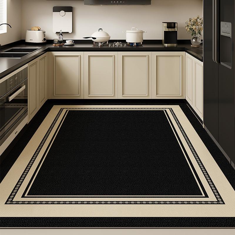 Carpet for Kitchen Waterproof Floor Mat Large Size Pvc Leather Oil Proof Non-slip Foot Mats Minimalist Home Decoration Rug
